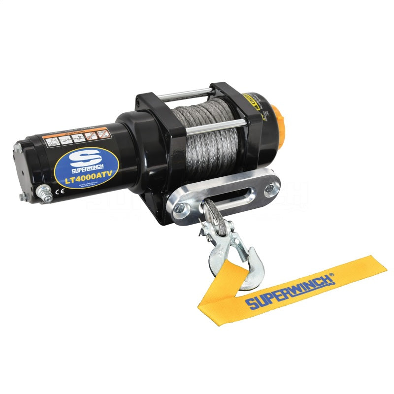 Load image into Gallery viewer, Superwinch 4000 LBS 12V DC 3/16in x 50ft Synthetic Rope LT4000 Winch
