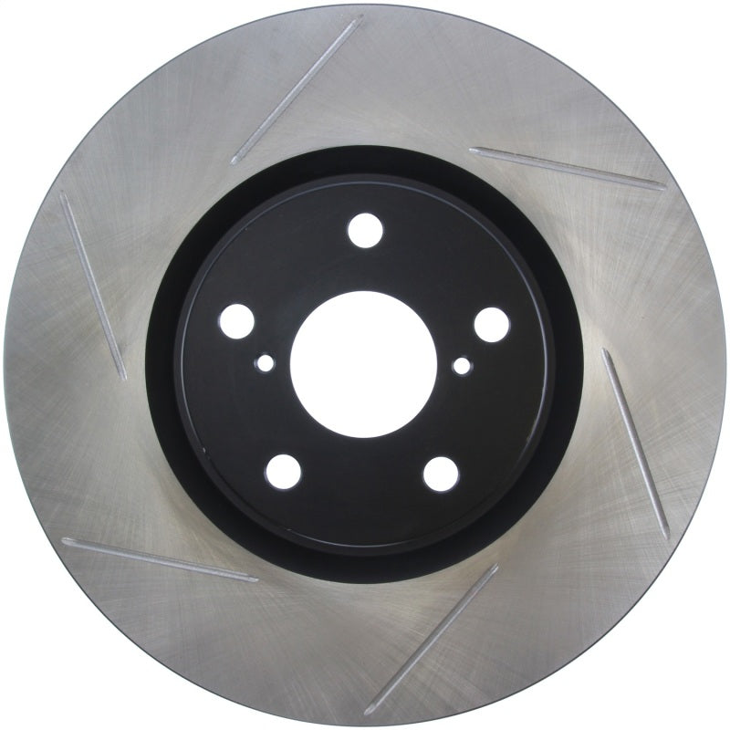 Load image into Gallery viewer, StopTech Power Slot 5/93-98 Supra Turbo Front Right SportStop Slotted Rotor
