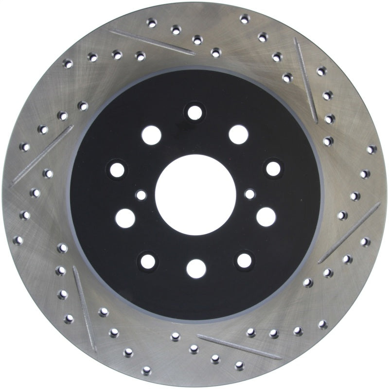 Load image into Gallery viewer, StopTech 5/93-98 Toyota Supra Left Rear Slotted &amp; Drilled Rotor
