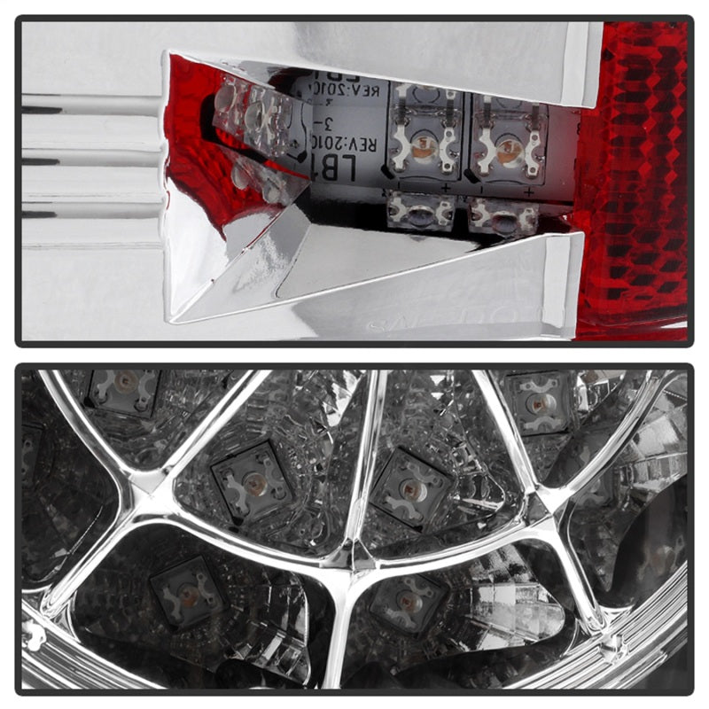 Load image into Gallery viewer, Spyder Toyota Tundra 07-13 LED Tail lights Chrome ALT-YD-TTU07-LED-C
