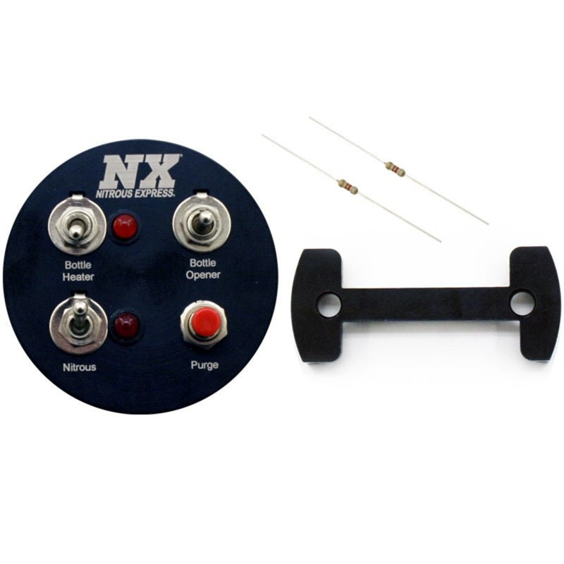 Load image into Gallery viewer, Nitrous Express Gauge Pod Switch Panel (For 2-1/16in Gauge Pods)
