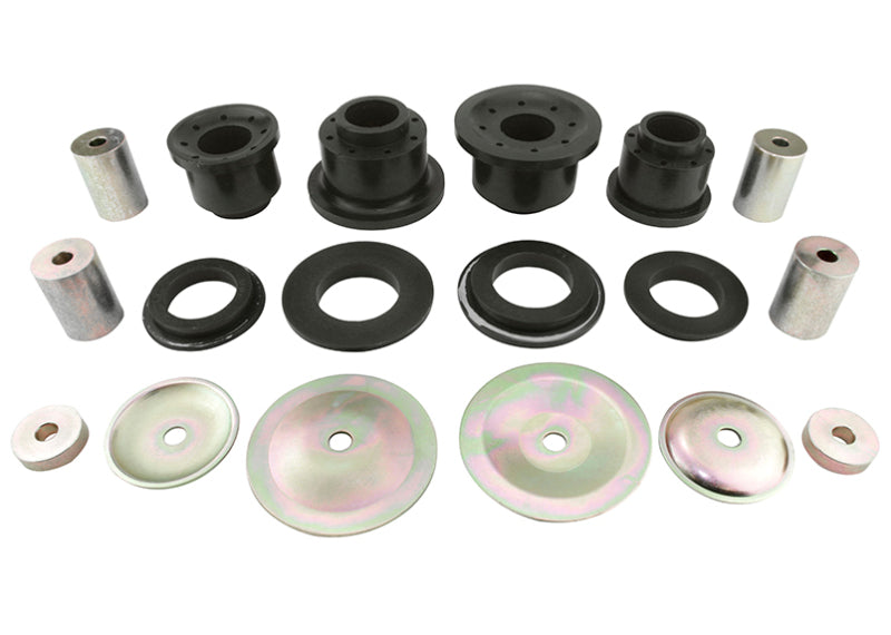 Load image into Gallery viewer, Whiteline Plus 3/08+ Dodge Challenger / 11/05+ Charger Rear Crossmember Front/Rear Mount Insert
