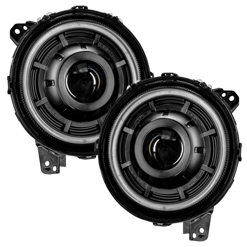 Load image into Gallery viewer, Oracle Jeep JL/Gladiator JT Oculus Switchback Bi-LED Projector Headlights - Amber/White Switchback
