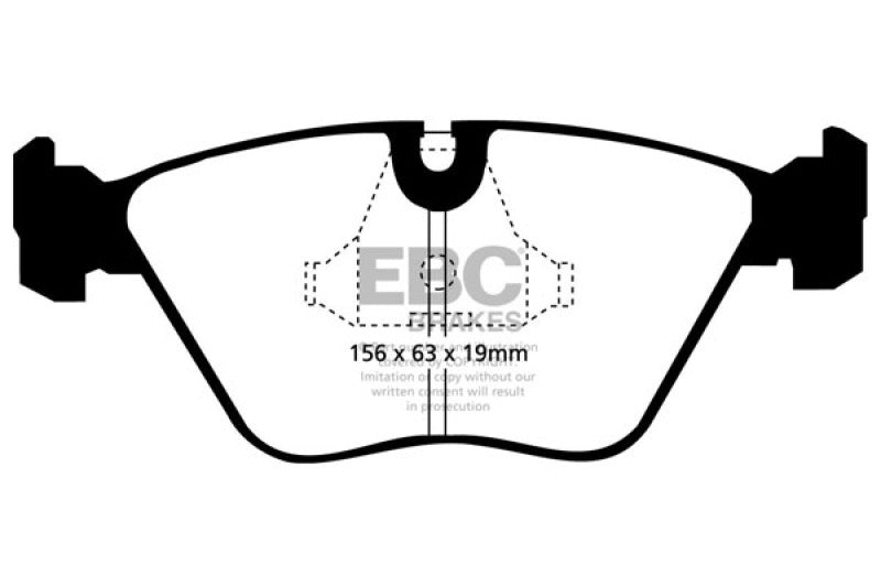 Load image into Gallery viewer, EBC 92-95 BMW M3 3.0 (E36) Redstuff Front Brake Pads
