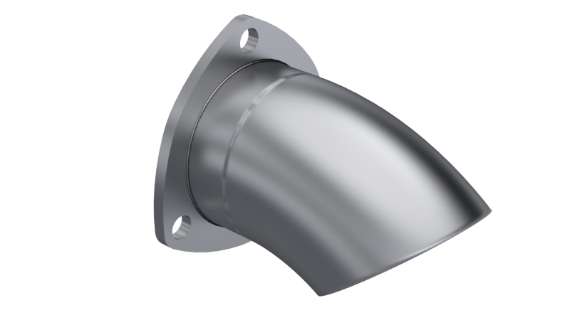 Load image into Gallery viewer, QTP 3in Bolt-On QTEC Adjustable Turn Down
