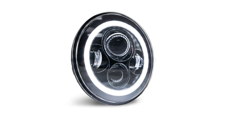 Load image into Gallery viewer, DV8 Offroad 07-18 Jeep Wrangler JK LED Projector Headlights w/ Angel Eyes
