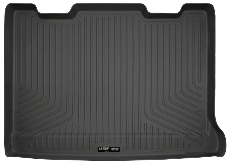 Load image into Gallery viewer, Husky Liners 07-13 GM Escalade/Suburban/Yukon WeatherBeater Black Rear Cargo Liners (Behind 3rd Row)
