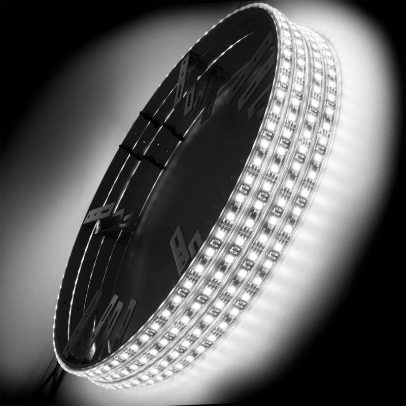 Load image into Gallery viewer, Oracle LED Illuminated Wheel Rings - Double LED - White
