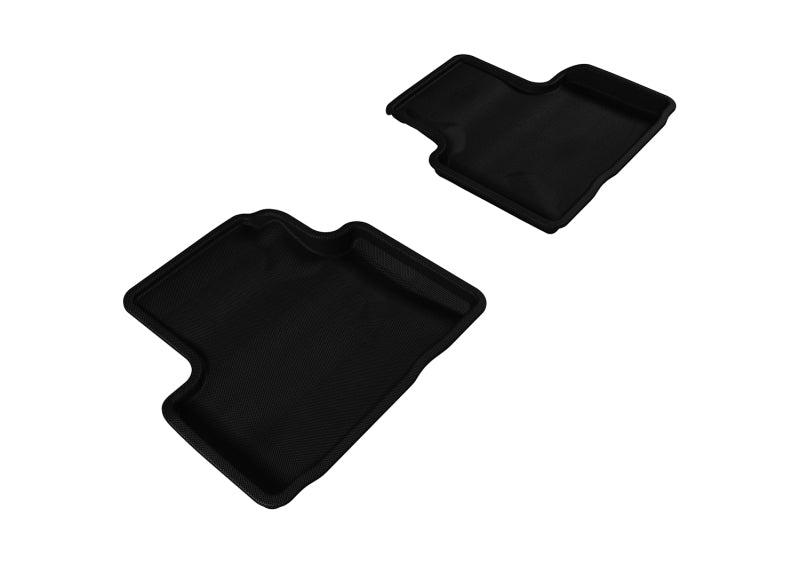 Load image into Gallery viewer, 3D MAXpider 2007-2015 Infiniti Q40/G35/37 Kagu 2nd Row Floormats - Black
