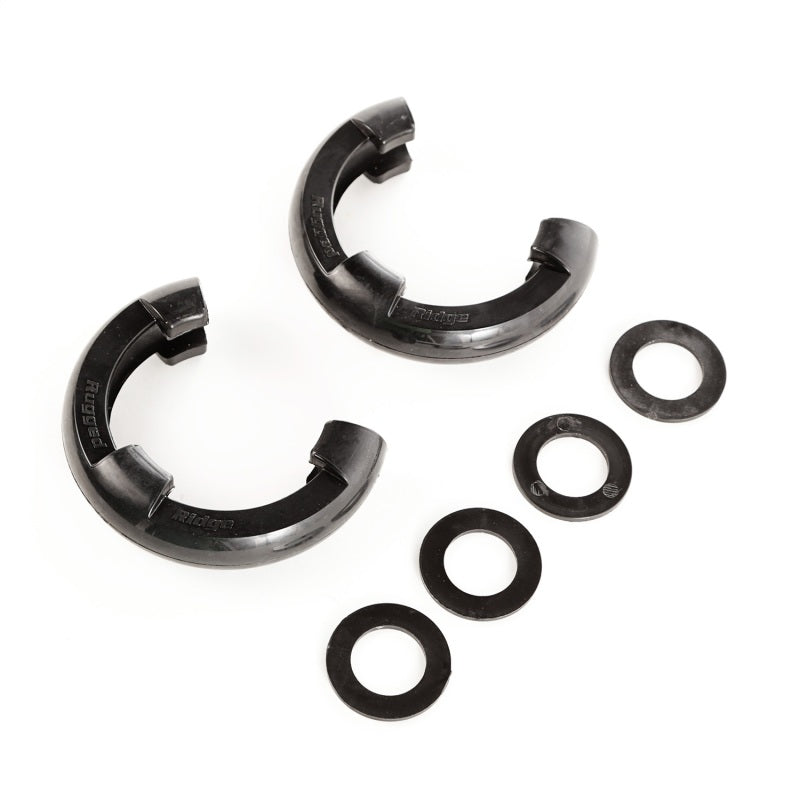 Load image into Gallery viewer, Rugged Ridge Black 3/4in D-Ring Isolator Kit
