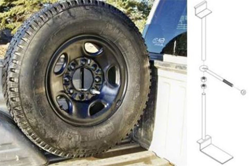 Load image into Gallery viewer, Titan Fuel Tanks Spare Tire Mount for Truck Beds (Includes Brackets and Hardward for Installation)
