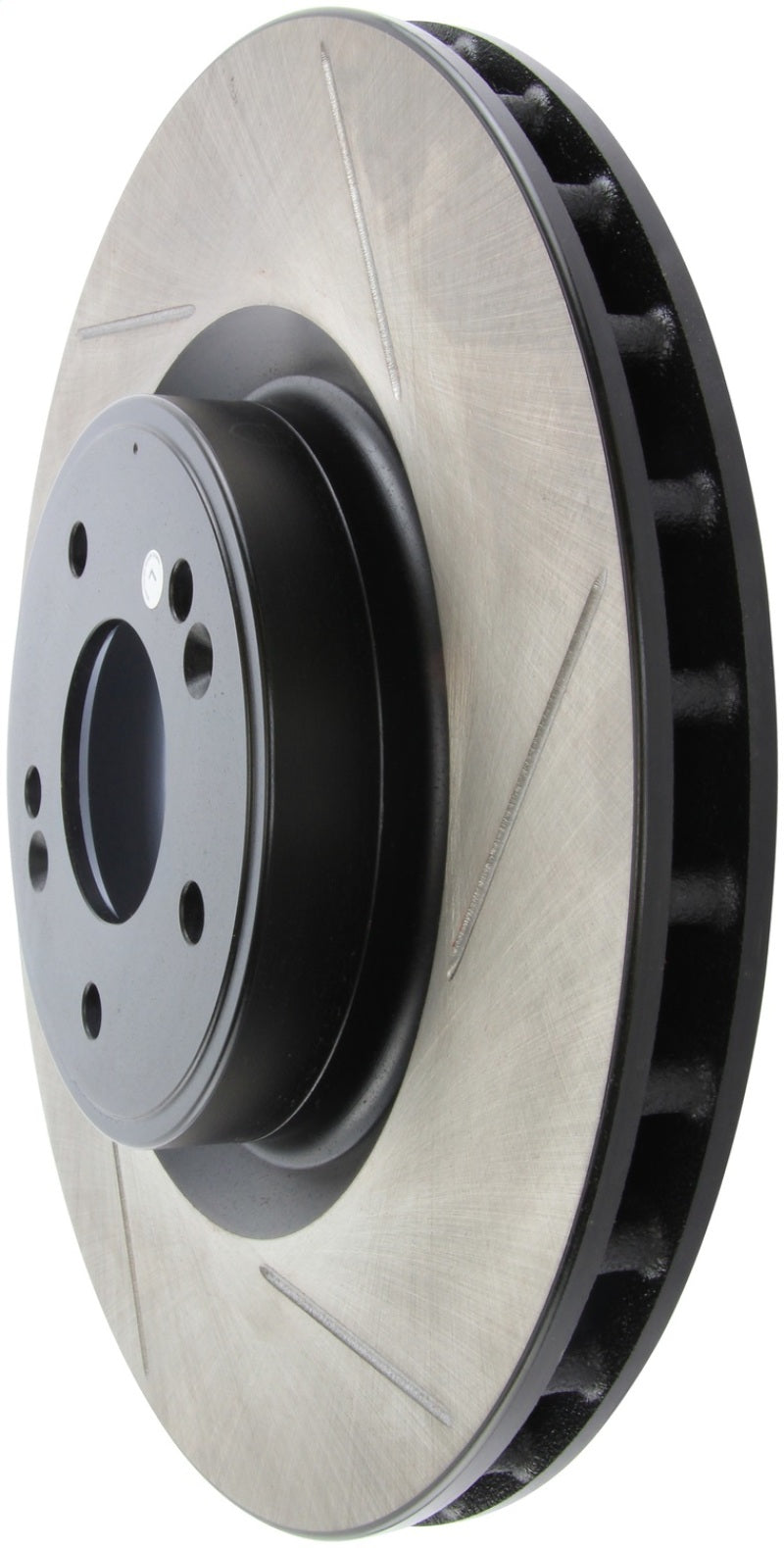Load image into Gallery viewer, StopTech Power Slot 10 Hyundai Genesis Coupe Track Front Left Slotted Rotor
