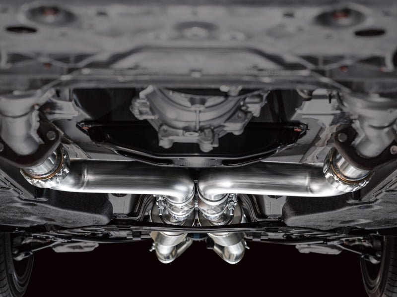 Load image into Gallery viewer, AWE 2023 Nissan Z RZ34 RWD Track Edition Catback Exhaust System w/ Chrome Silver Tips
