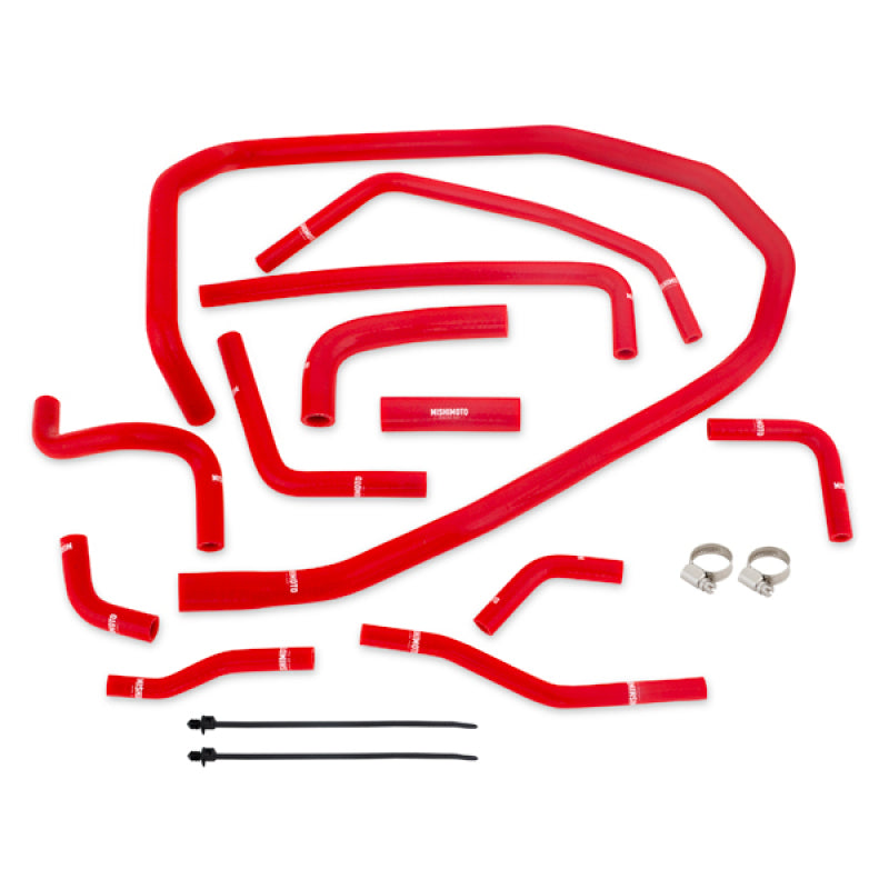 Load image into Gallery viewer, Mishimoto 2015 Subaru WRX Red Silicone Radiator Coolant Ancillary Hoses Kit
