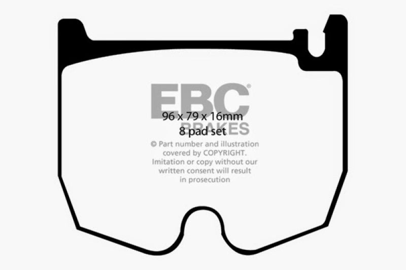 Load image into Gallery viewer, EBC 03-06 Mercedes-Benz CL55 AMG 5.4 Supercharged Redstuff Front Brake Pads
