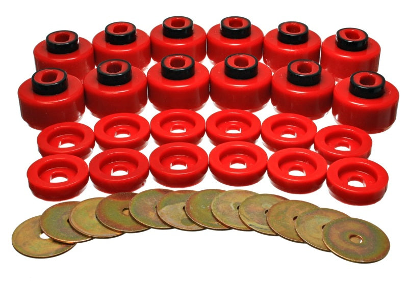 Load image into Gallery viewer, Energy Suspension Body Mount Set - Red
