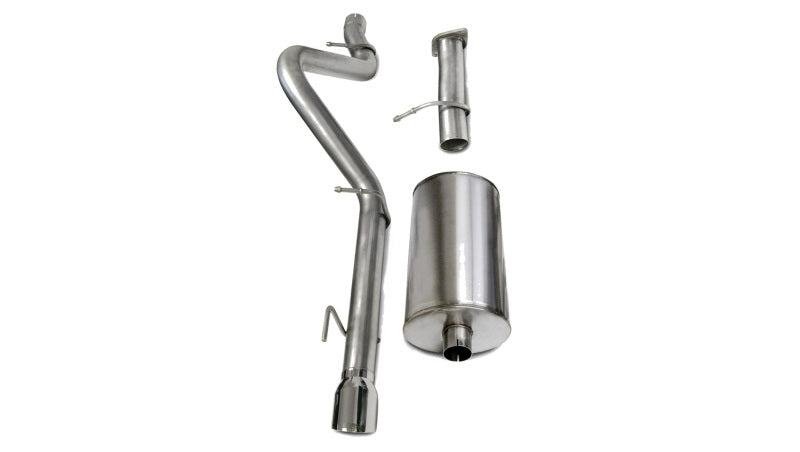 Load image into Gallery viewer, Corsa 06-08 Chevrolet Trailblazer SS 6.0L V8 Polished Sport Cat-Back Exhaust
