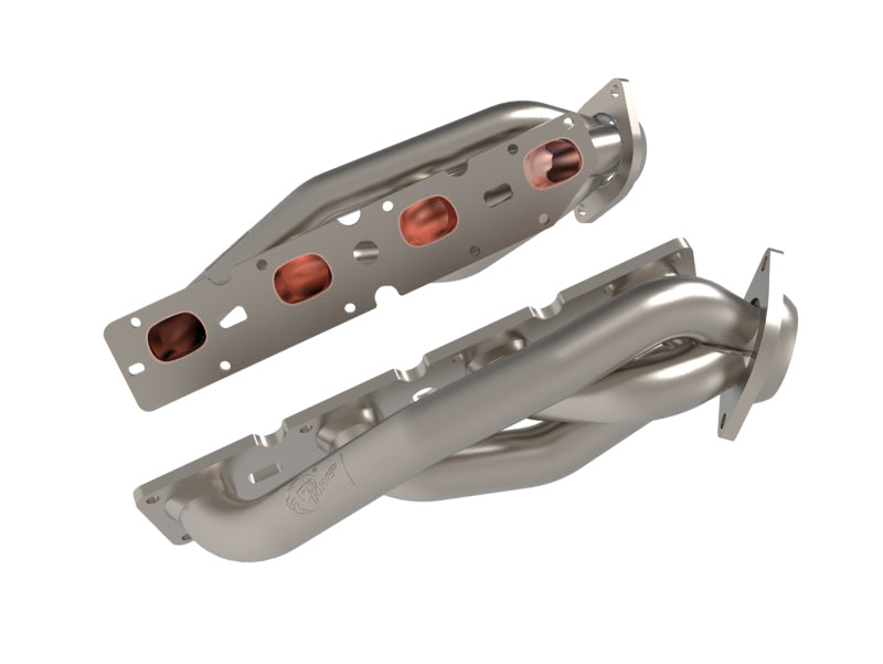 Load image into Gallery viewer, aFe Twisted Steel 11-21 Jeep Grand Cherokee (WK2) 5.7L V8 Headers - Titanium (Ceramic Coated)
