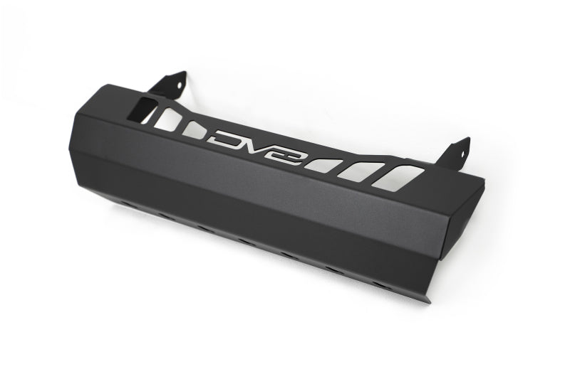 Load image into Gallery viewer, DV8 Offroad 18-23 Jeep Wrangler JL/JT Front Bumper Sway-Bar Disconnect Motor Skid Plate
