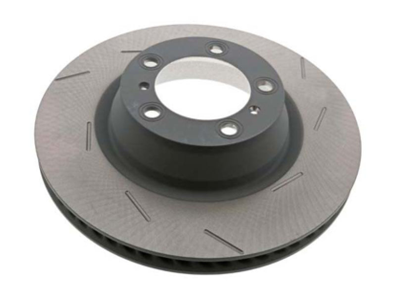 Load image into Gallery viewer, SHW 11-16 Porsche Panamera 4 3.6L w/o Ceramics Left Front Slotted Monobloc Brake Rotor (298615301B)
