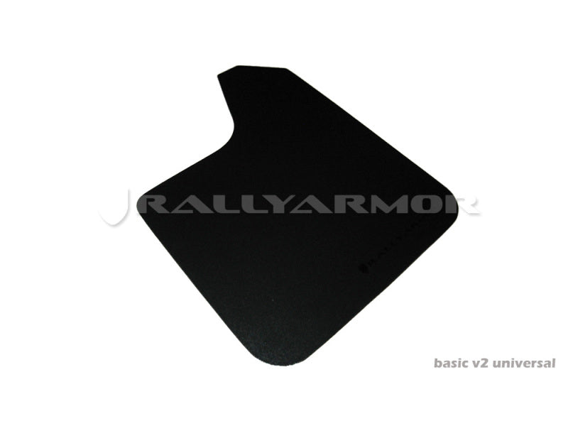 Load image into Gallery viewer, Rally Armor Universal Fit (No Hardware) Basic Black Mud Flap w/ Blue Logo
