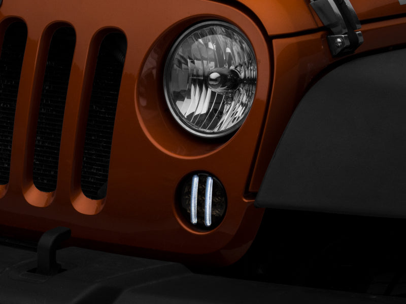 Load image into Gallery viewer, Raxiom 07-18 Jeep Wrangler JK Axial Series LED Front Turn Signals (Smoked)
