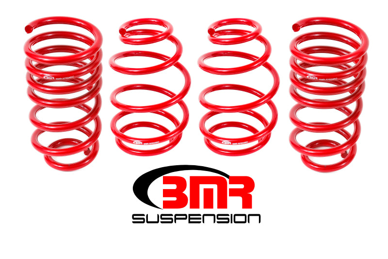 Load image into Gallery viewer, BMR 10-15 5th Gen Camaro V8 Lowering Spring Kit (Set Of 4) - Red

