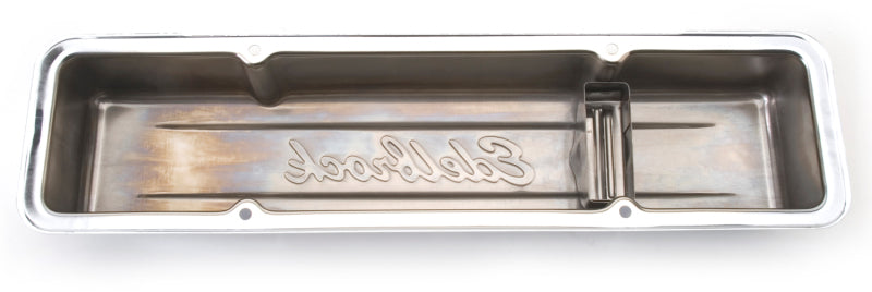 Load image into Gallery viewer, Edelbrock Valve Cover Signature Series Chevrolet 1959-1986 262-400 CI V8 Low Chrome
