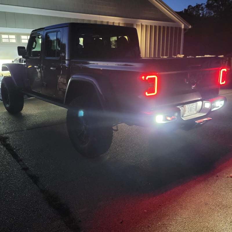Load image into Gallery viewer, Oracle Rear Bumper LED Reverse Lights for Jeep Gladiator JT w/ Plug &amp; Play Harness - 6000K
