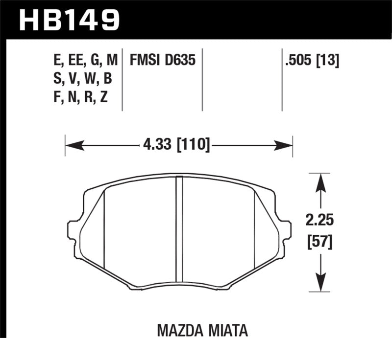 Load image into Gallery viewer, Hawk 94-97 Mazda Miata / 99-03 Miata DTC-30 Race Front Brake Pads
