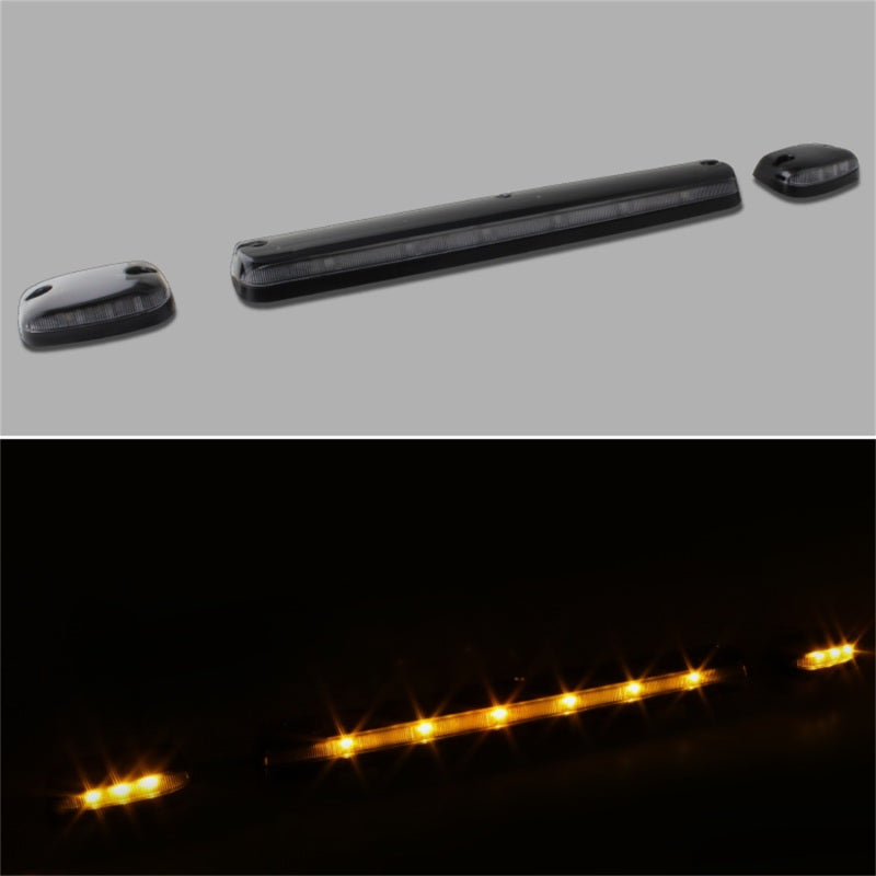 Load image into Gallery viewer, Xtune Chevy Silverado 07-13 Amber LED Cab Roof Lights Clear ACC-LED-CS07-CR-C

