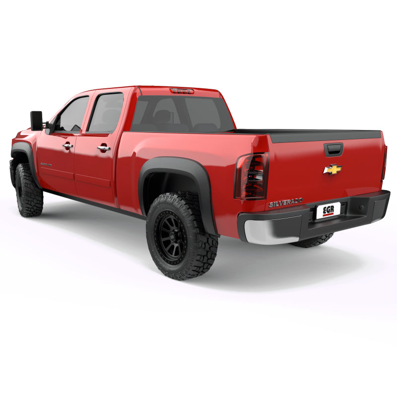 Load image into Gallery viewer, EGR 07-13 Chev Silverado 6-8ft Bed Rugged Look Fender Flares - Set (751504)
