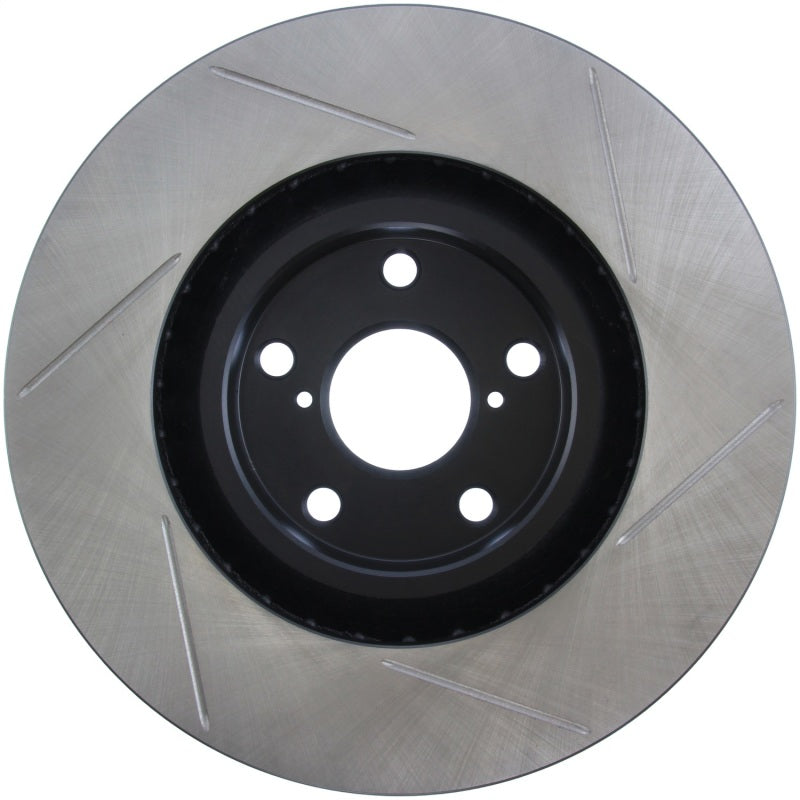 Load image into Gallery viewer, StopTech Power Slot 5/93-98 Supra Turbo Front Right SportStop Slotted Rotor
