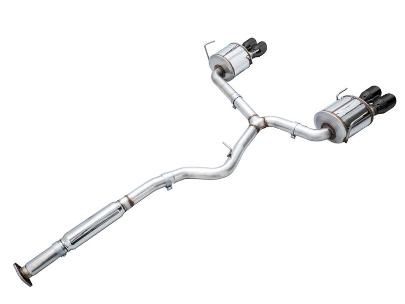 Load image into Gallery viewer, AWE Tuning 2022+ VB Subaru WRX Touring Edition Exhaust - Diamond Black Tips
