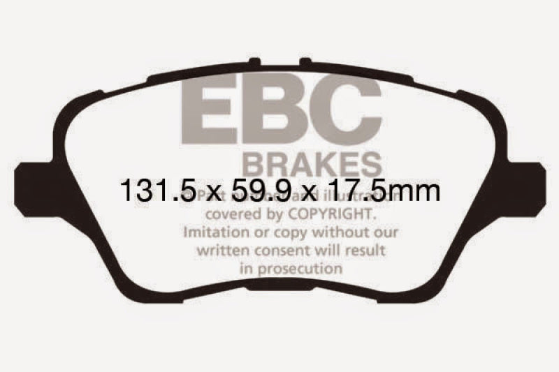 Load image into Gallery viewer, EBC 2017+ Ford Fiesta (MK7) Bluestuff Front Brake Pads
