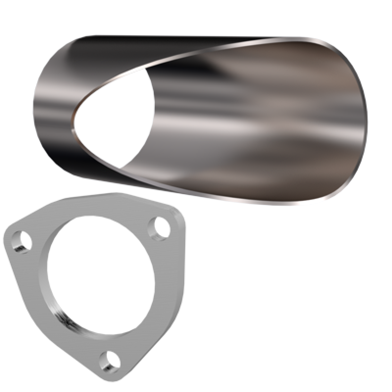 Load image into Gallery viewer, QTP 3in Weld-On QTEC DIY Cutout Pipe
