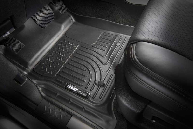 Load image into Gallery viewer, Husky Liners 07-13 GM Escalade ESV/Avalanche/Suburban WeatherBeater Black Front/2nd Row Floor Liners
