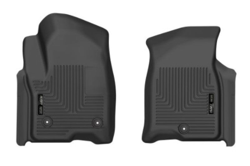 Load image into Gallery viewer, Husky Liners 2021 Chevrolet Tahoe X-Act Contour Black Front Seat Floor Liners
