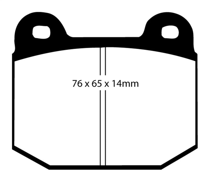 Load image into Gallery viewer, EBC 99-03 Mitsubishi Lancer Evolution 2.0 Turbo Yellowstuff Rear Brake Pads
