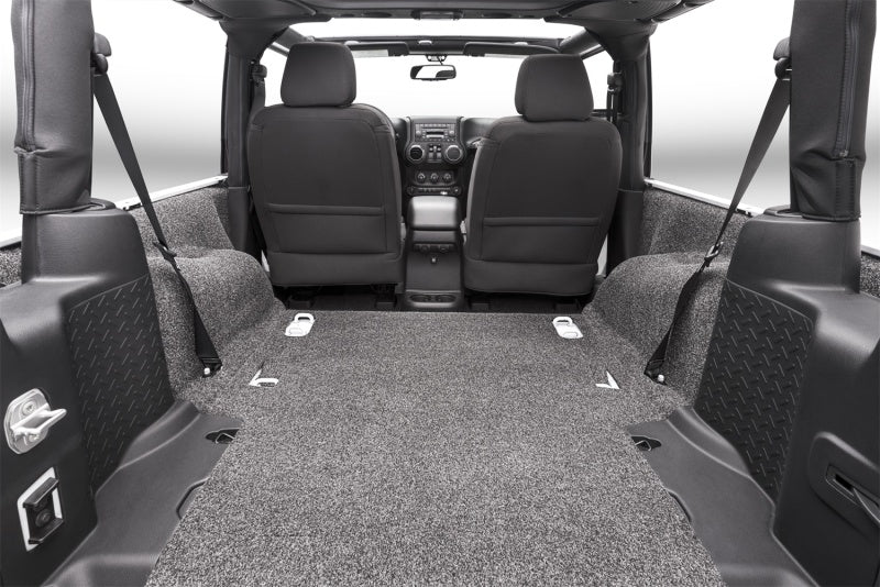Load image into Gallery viewer, BedRug 07-10 Jeep JK 2Dr Rear 5pc Cargo Kit (Incl Tailgate &amp; Tub Liner)
