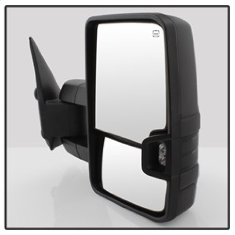 Load image into Gallery viewer, xTune Chevy Silverado 03-06 G2 Heated Smoke LED Signal Telescoping Mirrors MIR-CS03S-G2-PWH-SM-SET
