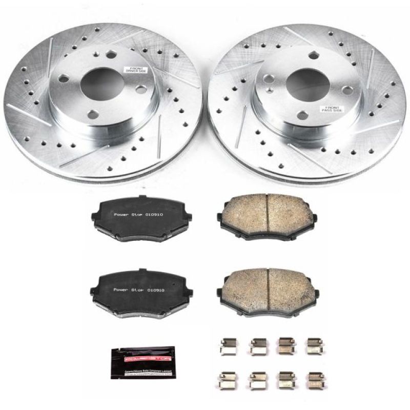 Load image into Gallery viewer, Power Stop 94-97 Mazda Miata Front Z23 Evolution Sport Brake Kit
