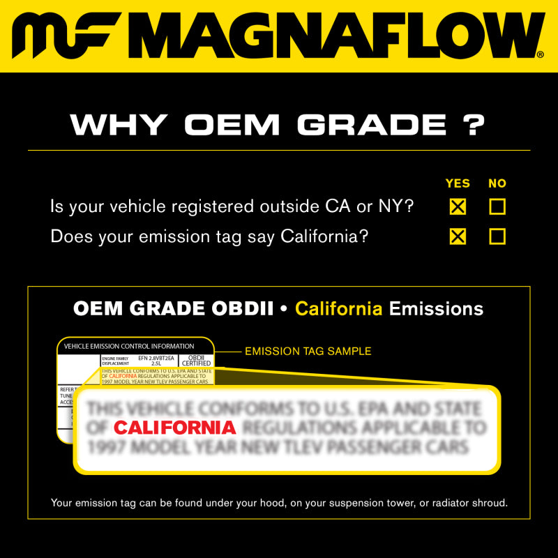 Load image into Gallery viewer, MagnaFlow 10-14 Chevy Equinox / GMC Terrain 2.4L Direct Fit Catalytic Converter
