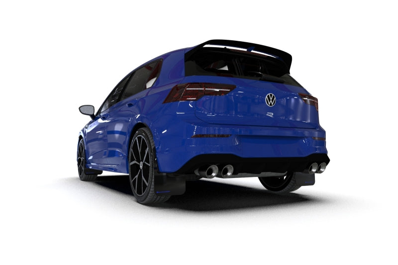 Load image into Gallery viewer, Rally Armor 2022 MK8 Volkswagen Golf GTI/R Black UR Mud Flap w/ Blue Logo
