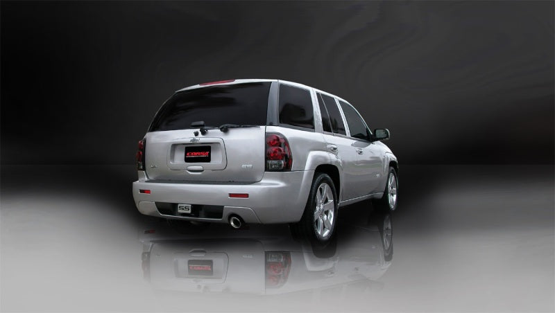 Load image into Gallery viewer, Corsa 06-08 Chevrolet Trailblazer SS 6.0L V8 Polished Sport Cat-Back Exhaust
