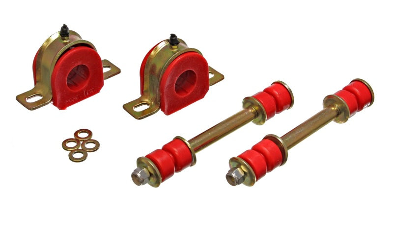 Load image into Gallery viewer, Energy Suspension 82-04 GM Blazer / S-10/15 Pickup Red Front Sway Bar Bushing Set (End Links Inc)
