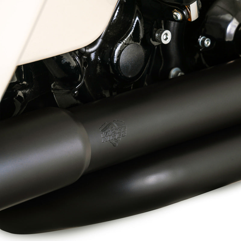 Load image into Gallery viewer, Vance &amp; Hines HD Dresser Duals 17-22 HDr/Heatshield Black PCX Header Exhaust
