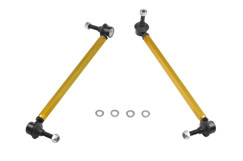 Load image into Gallery viewer, Whiteline 06/05+ Ford Focus LS / 05/09+ Mazda 3 BK Front Swaybar Link Kit H/Duty Adj Steel Ball
