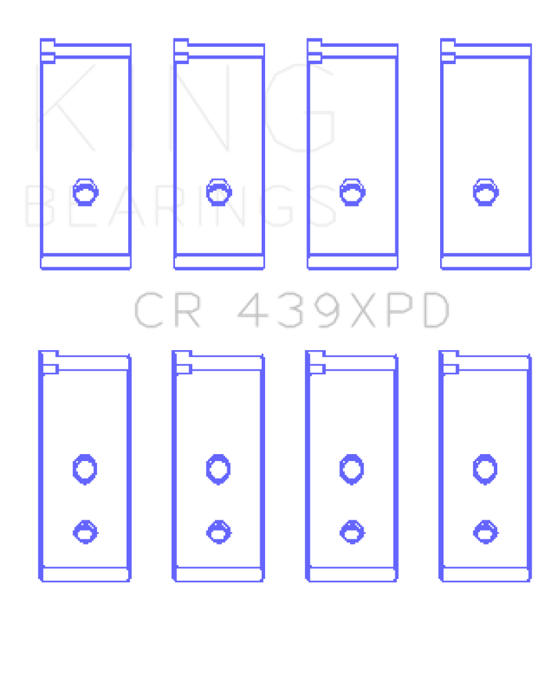 Load image into Gallery viewer, King Honda B-Series Dowel (Size STDX) Performance Rod Bearing Set
