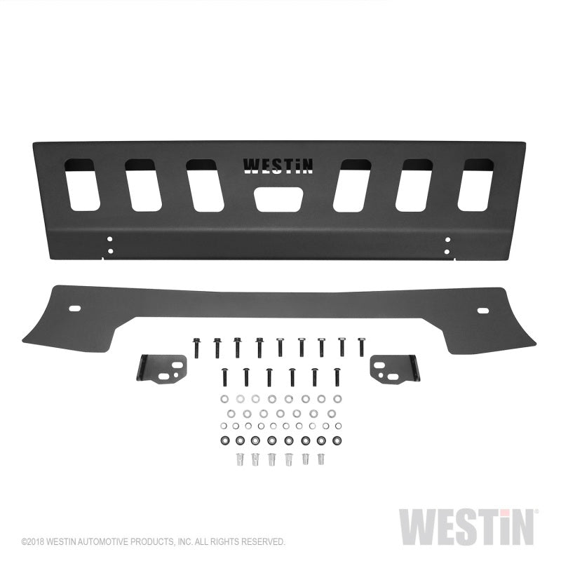 Load image into Gallery viewer, Westin 18-19 Jeep Wrangler JL Front Bumper Skid Plate - Textured Black
